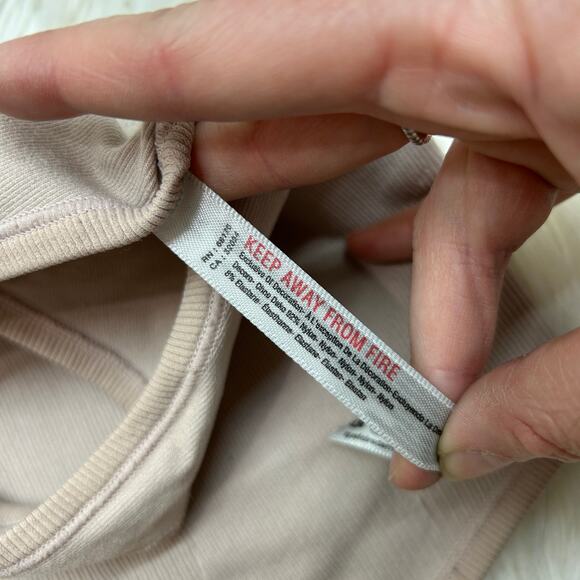 UO Urban Outfitters Out From Under Neutral Seamless Bustier Crop Tank M/L - Picture 7 of 7